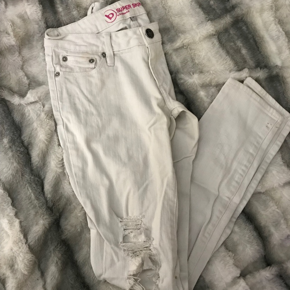 PacSun white destroyed jeans